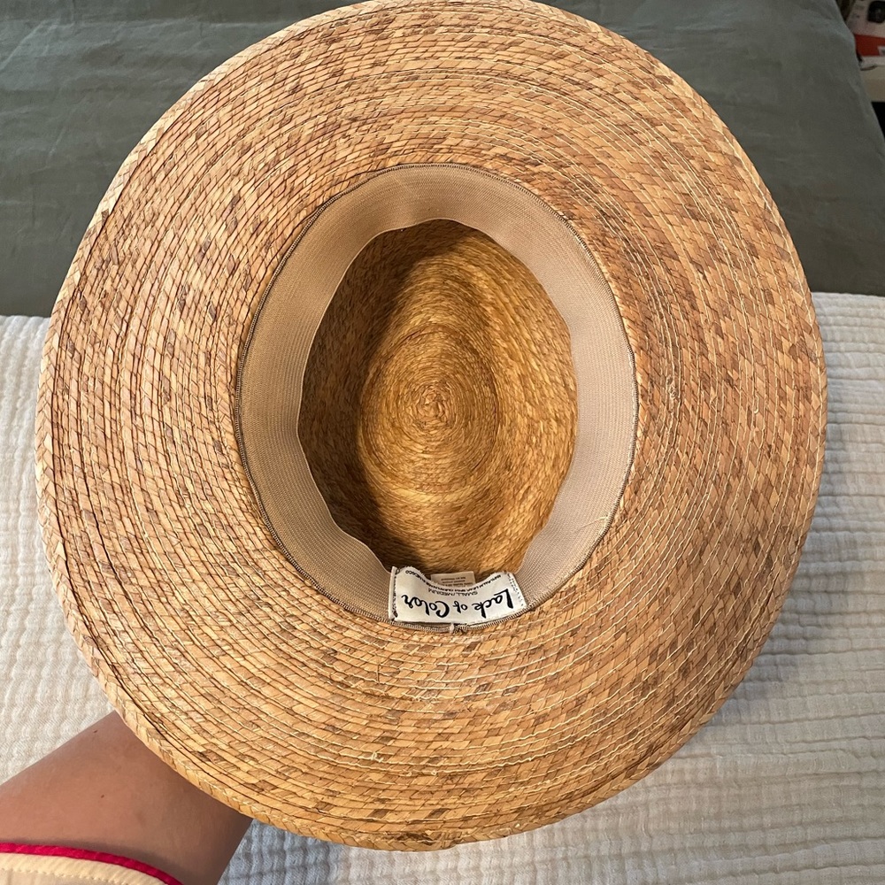 Lack Of Color Natural Straw Fedora Hat - Picture 3 of 3